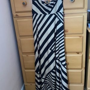Chevron maxi skirt